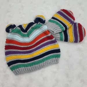 NEW Baby Gap hat set